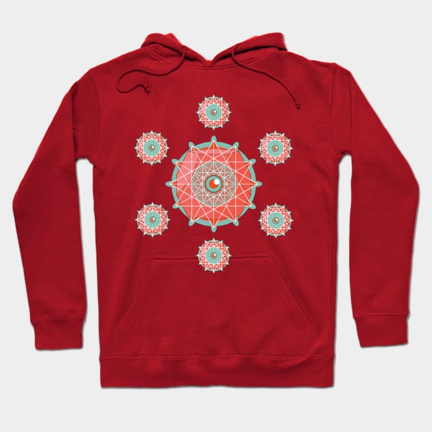 7 Eyes of Dodecahedron Hoodie by 2buck